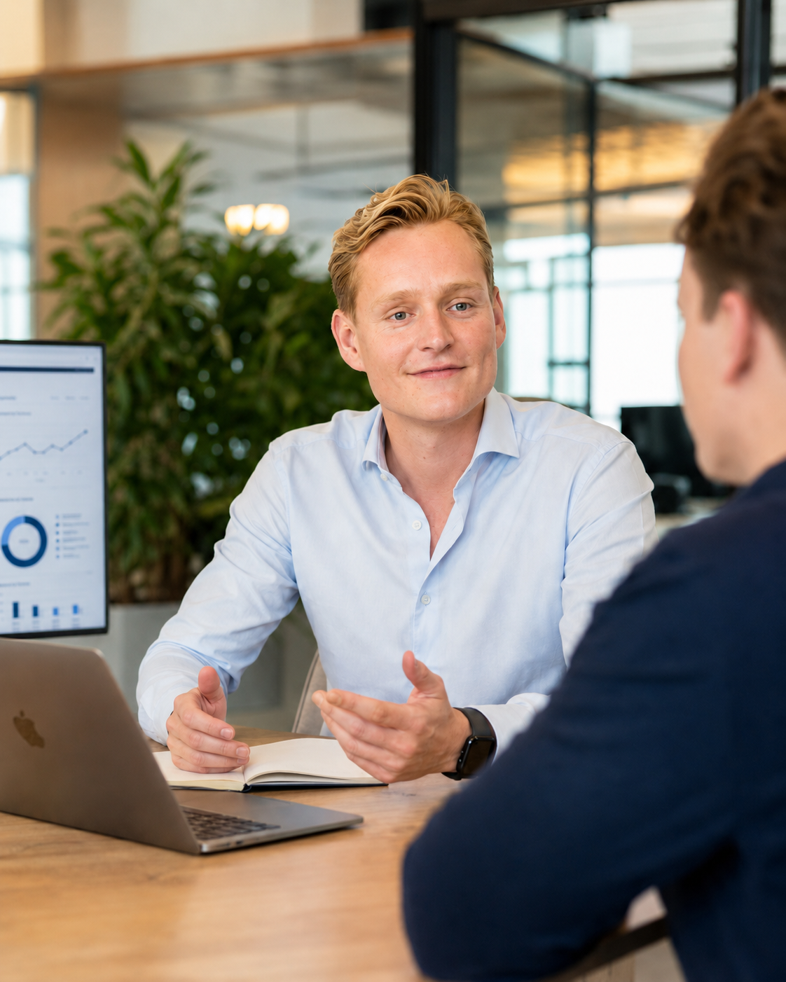 Joey van den Brink in gesprek